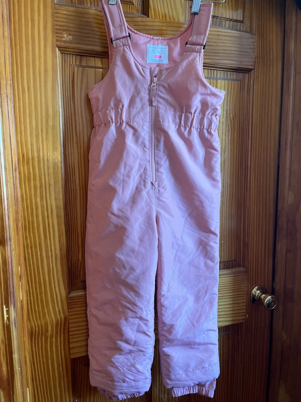 The Children's Place Light Pink Insulated Girls' Snow Overalls